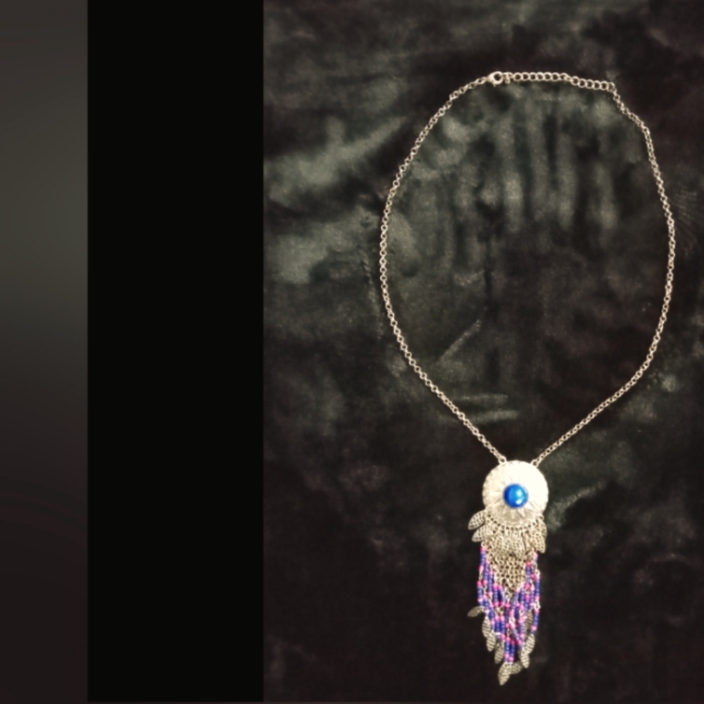 Silver plated necklace